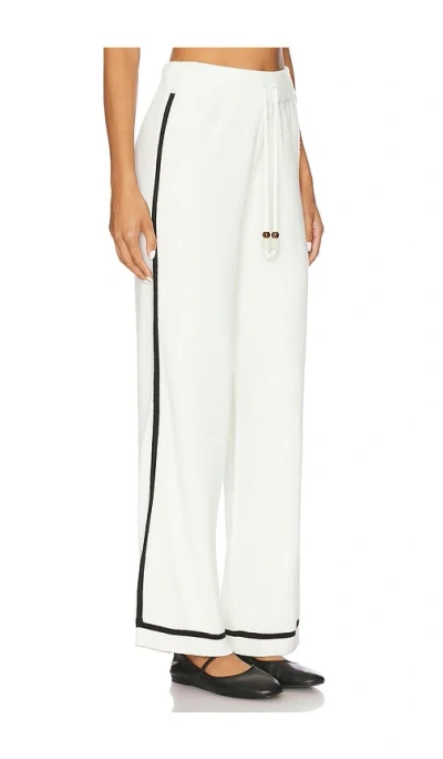 Sancia Tommy Knit Pant In White