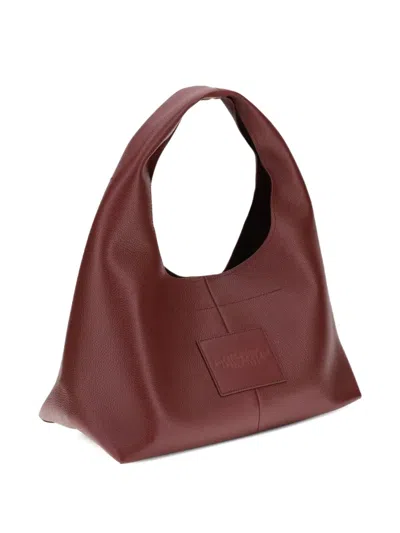 Marc Jacobs Leather Tote Bag Top Handle In Blue