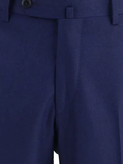 Gi Capri Single-breasted Suit In Blue