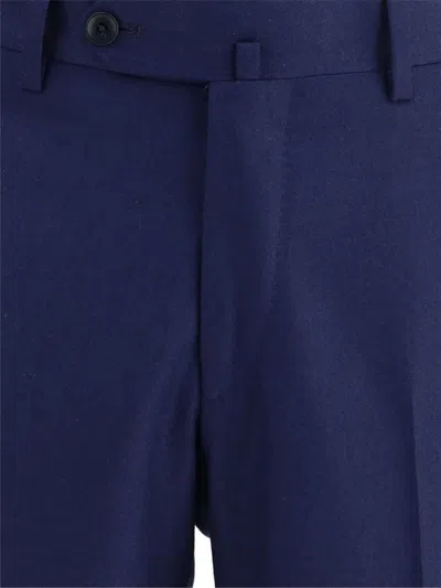 Gi Capri Single-breasted Suit In Blue