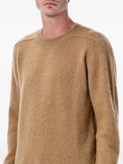 Howlin' Brown Crewneck Wool Sweater In Brown