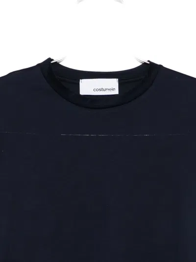 Costumein Panelled T-shirt In Blue