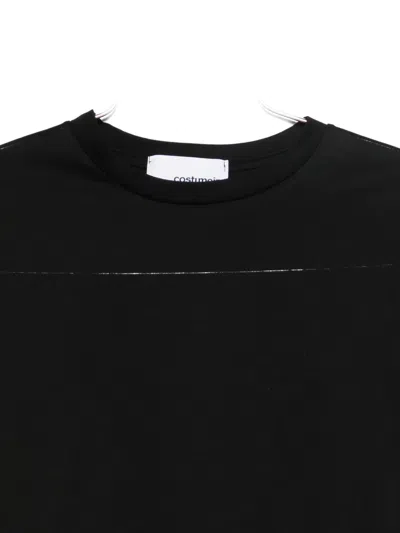 Costumein Stripe T-shirt In Black