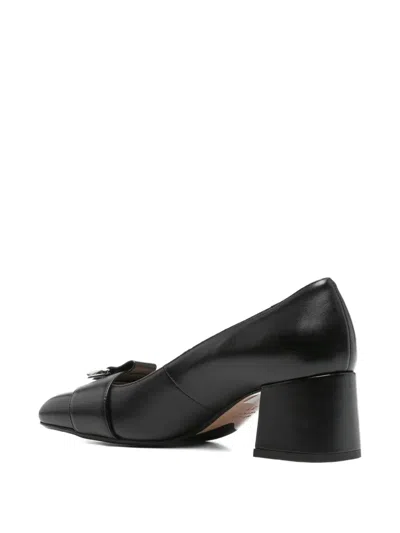 Anna F Ring-embellished Pumps In Black