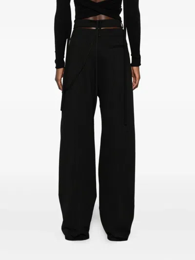 Ottolinger Knitted Wrap Pants In Animal Print