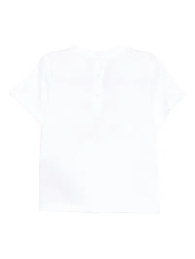 Balmain Slogan-embroidered T-shirt In White