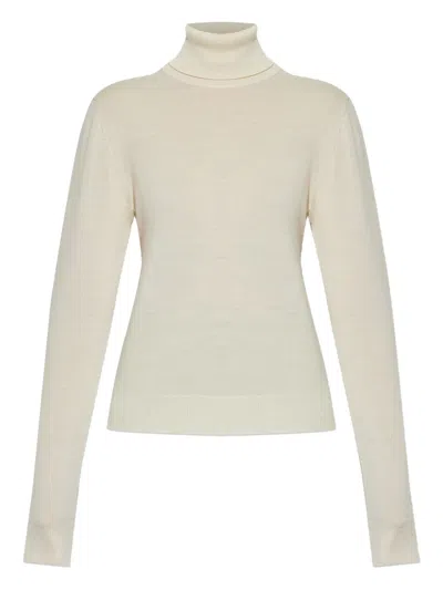 Add Turtleneck Long-sleeve Sweater In Neutral
