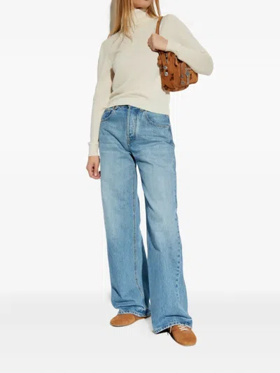 Add Turtleneck Long-sleeve Sweater In Neutral