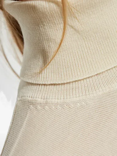 Add Turtleneck Long-sleeve Sweater In Neutral