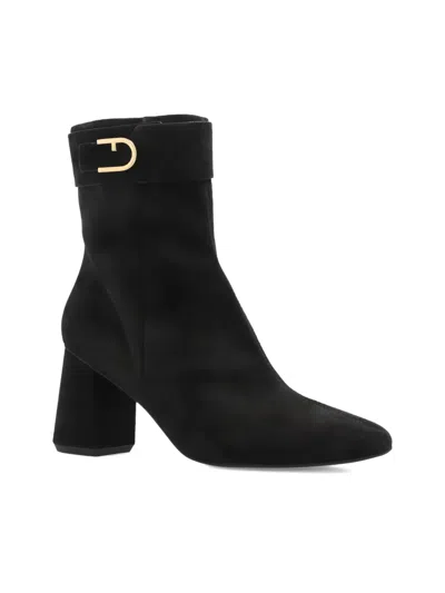 Furla 80mm Chic Ankle Boots In Black
