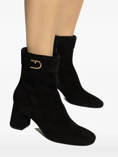 Furla 80mm Chic Ankle Boots In Black