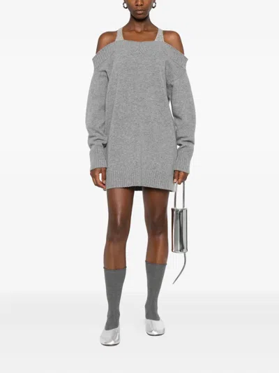 Giuseppe Di Morabito Verziertes Minikleid In Gray