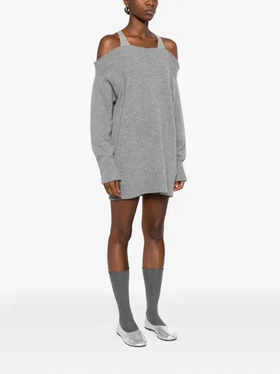 Giuseppe Di Morabito Verziertes Minikleid In Gray