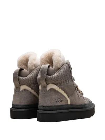 Ugg Highmel Suede Hi-top Sneakers In Gray