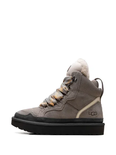 Ugg Highmel Suede Hi-top Sneakers In Gray