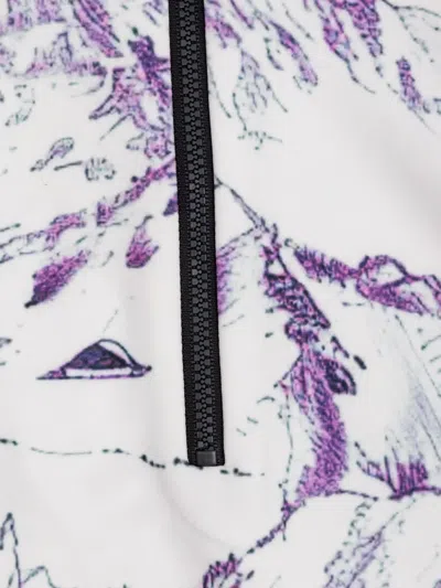 CHRIS 印花拉链领卫衣