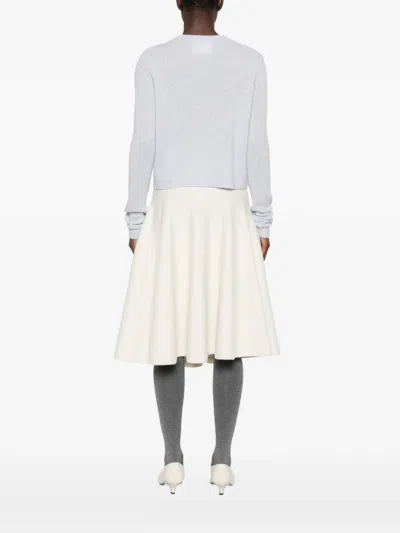 Lisa Yang Felicia Buttoned Cardigan In Gray