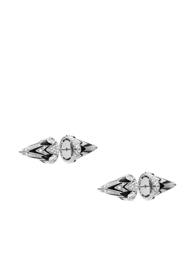 Diesel Cone-stud Earrings In Metallic