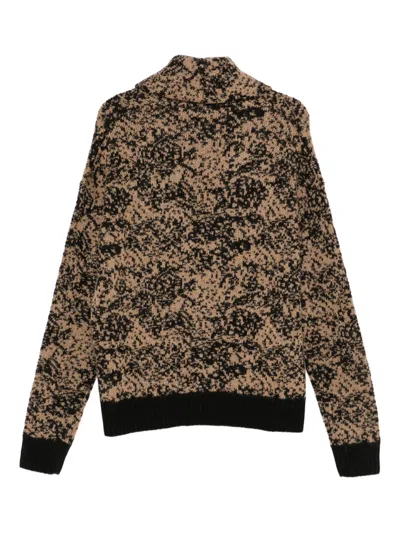 Gabriele Pasini Shawl-collar Pocket Cardigan In Brown