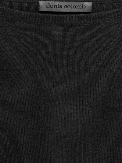 Denis Colomb Crew Neck Cashmere Sweater In Black