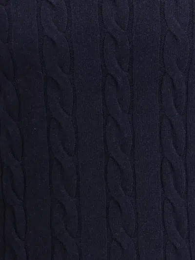 Aragona Braided-effect Crewneck Sweater In Blue