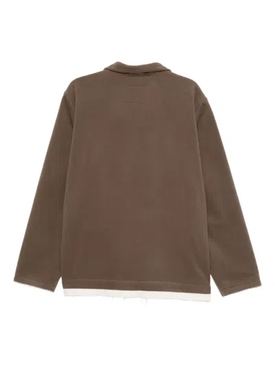 Camiel Fortgens Wool Drawstring Jacket In Brown