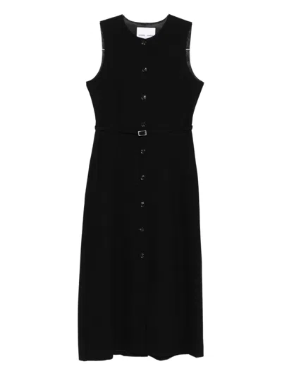 Samsoe & Samsoe Saruma Midi Dress In Black