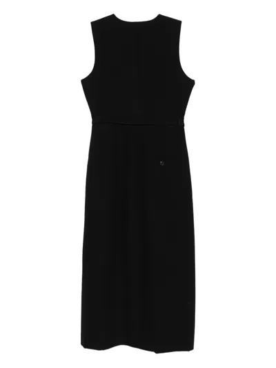 Samsoe & Samsoe Saruma Midi Dress In Black