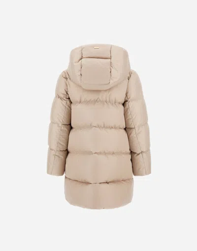 Herno A-shape Jacket In Nylon Chamonix In White