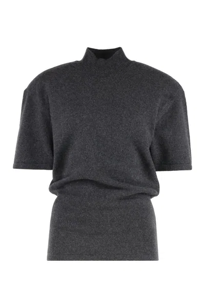 Jacquemus Grey Wool-cashmere Sweater In Multi