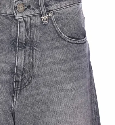 Pinko Estelle Egg Belt Loops Trousers In Gray