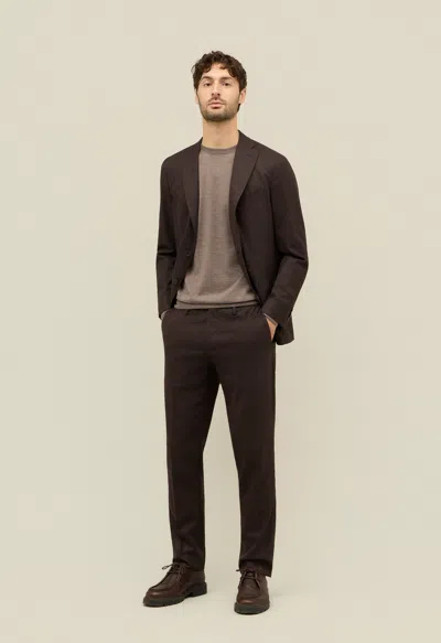 Boglioli Light Flannel K-suit In Black