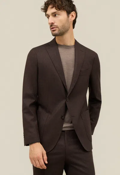 Boglioli Light Flannel K-suit In Black