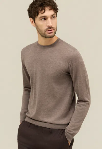 Boglioli Wool Crewneck In Brown