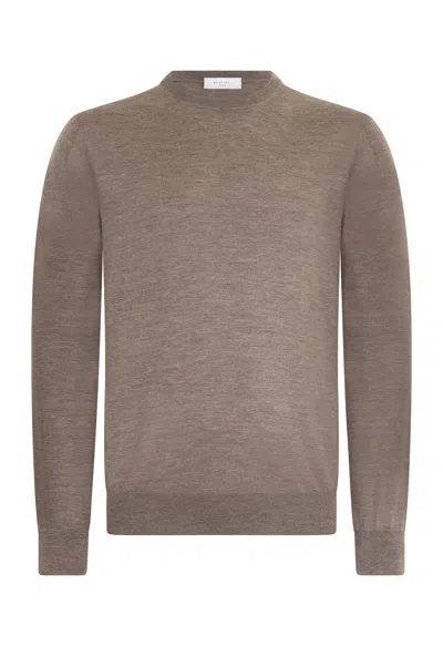 Boglioli Wool Crewneck In Brown