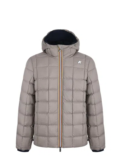 K-way Jack St Warm Double Slim-fit Giacca Reversibile. In Poliestere Elasticizzato Impermeabile. Imbottitu In Blue