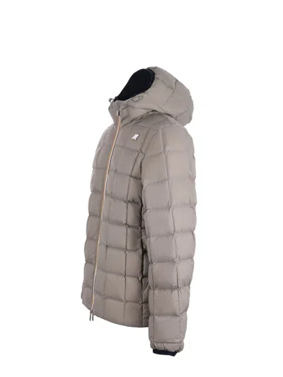 K-way Jack St Warm Double Slim-fit Giacca Reversibile. In Poliestere Elasticizzato Impermeabile. Imbottitu In Blue