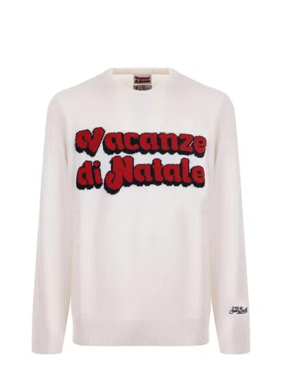 Mc2 Saint Barth Sweater In White
