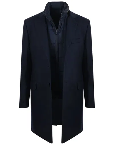 Fay Tom Ford Branded Leggings In Blue