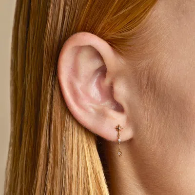 Astrid &amp; Miyu Star Chain Studs Cracker  / No Micron / No Size