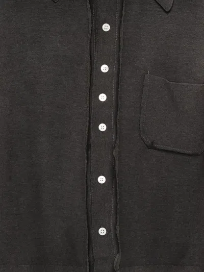 Camiel Fortgens Silk-blend Cardigan In Black