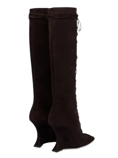 Paris Texas Nina 105 Lace-up Boot In Brown