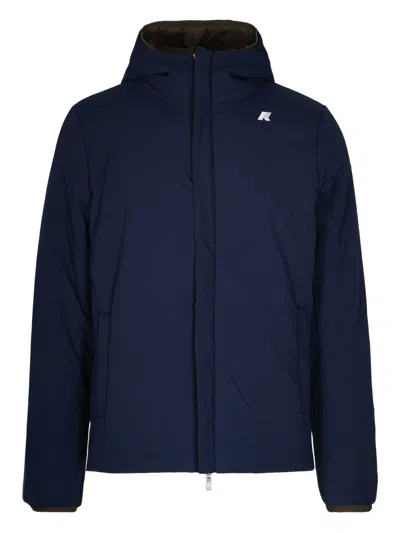K-way Jack St Warm Double Slim-fit Giacca Reversibile. In Poliestere Elasticizzato Impermeabile. Imbottitu In Brown