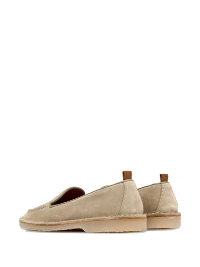 Buttero Suede Loafers In Neutral