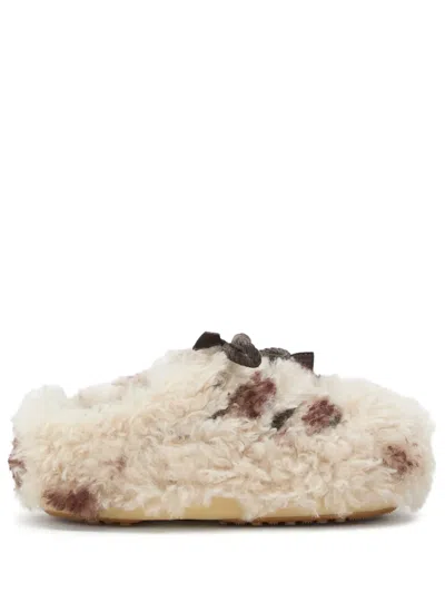 Moon Boot Evx Lace-up Mules In Neutral