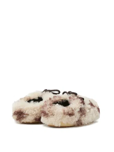 Moon Boot Evx Lace-up Mules In Neutral