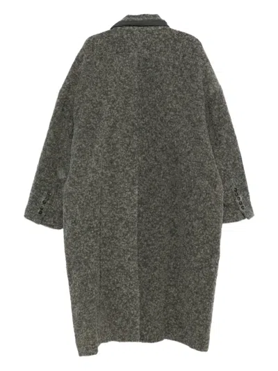Ziggy Chen Double-breasted Coat In Gray