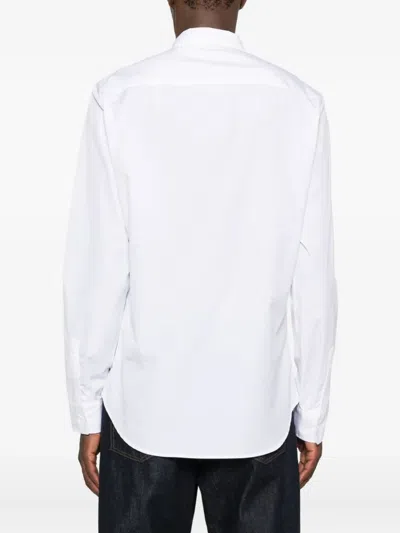 Paul & Joe Pointed-collar Cotton Shirt In White