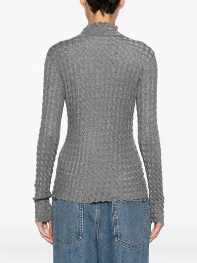 Emporio Armani Turtle-neck Sweater In Gray