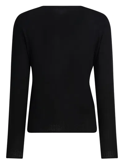 Ines De La Fressange Angelica Merino Wool Sweater In Black
